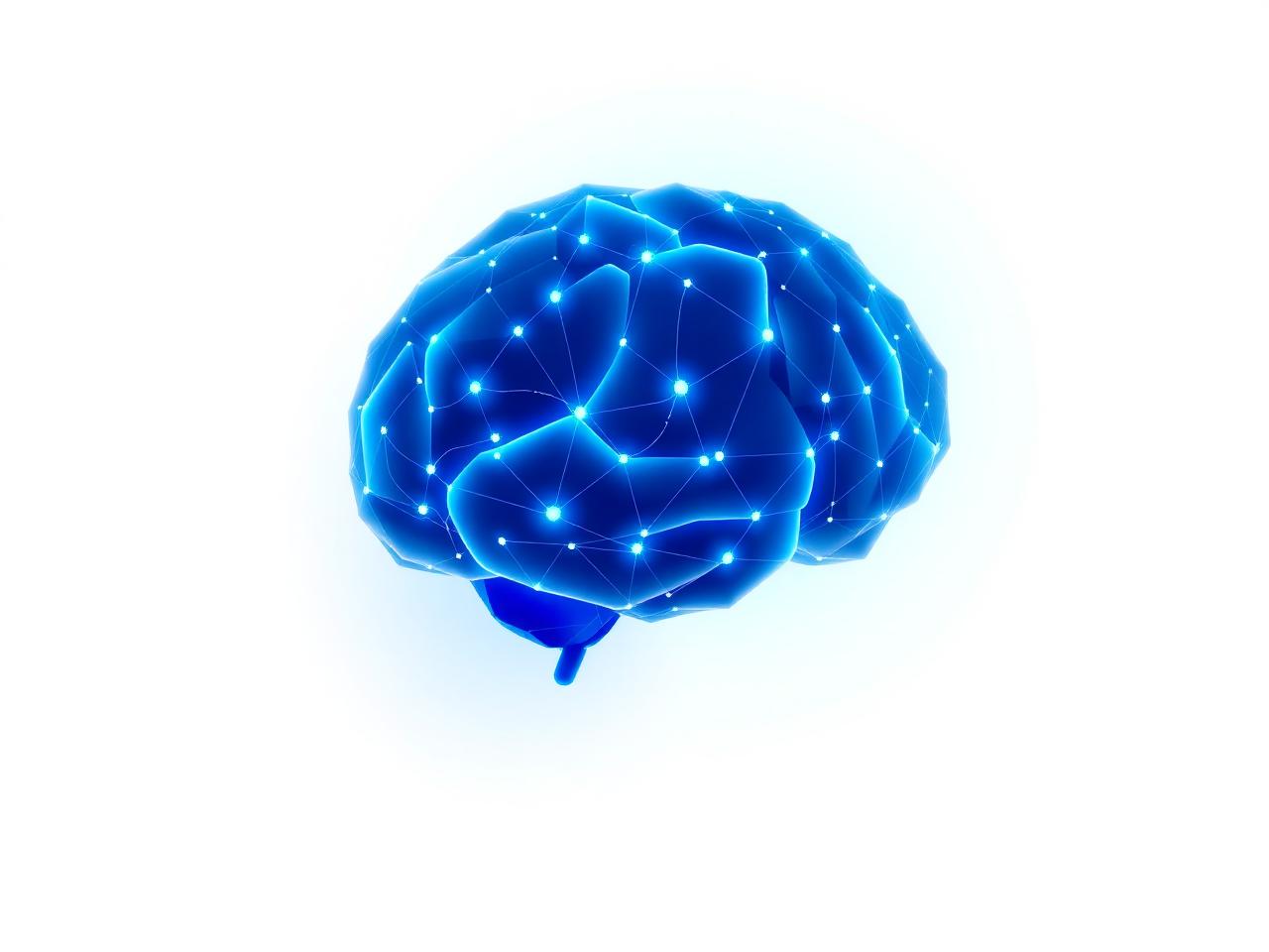 AI brain visualization